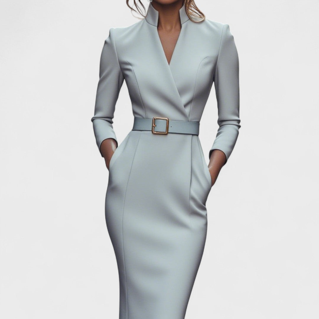 Thea - Elegant Dress with Belt