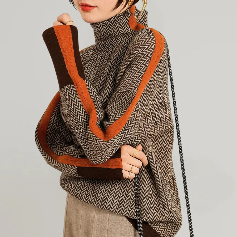 Adelaide™ | Stylish High-neck Cardigan