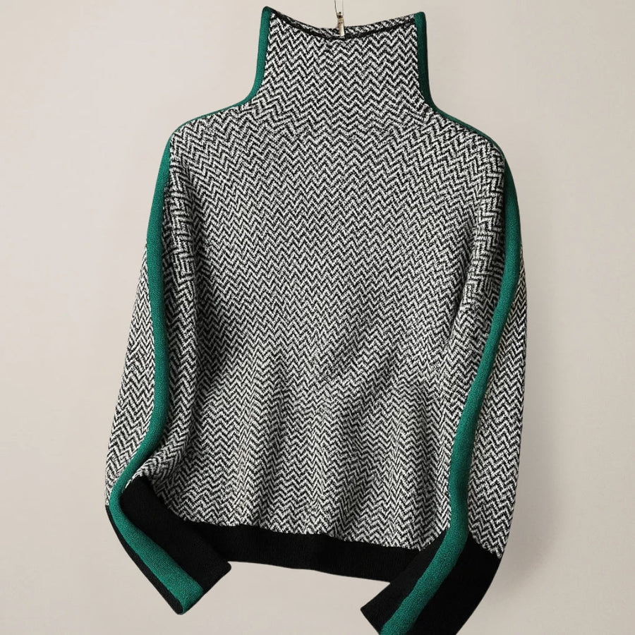 Adelaide™ | Stylish High-neck Cardigan