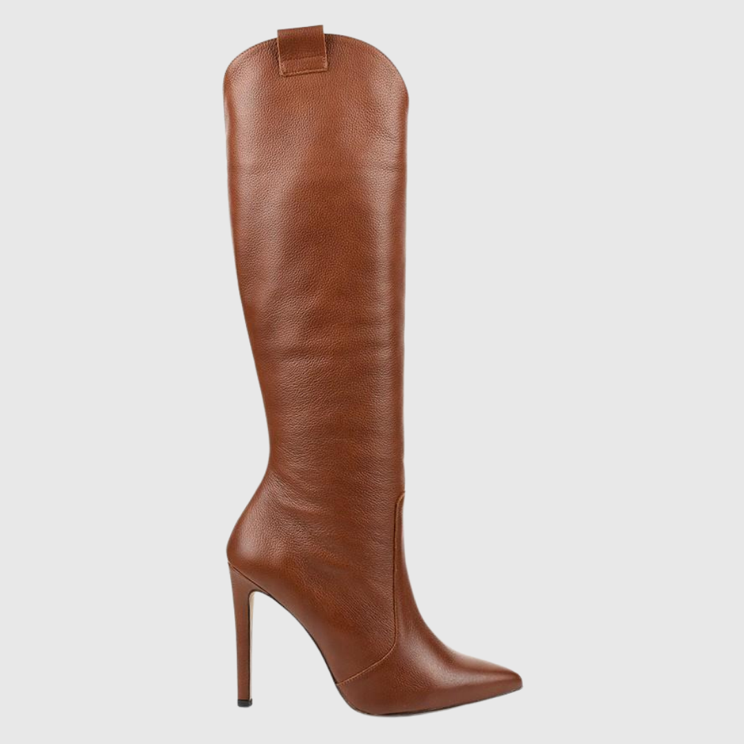 AURELINE | CHIC STILETTO LEATHER BOOTS