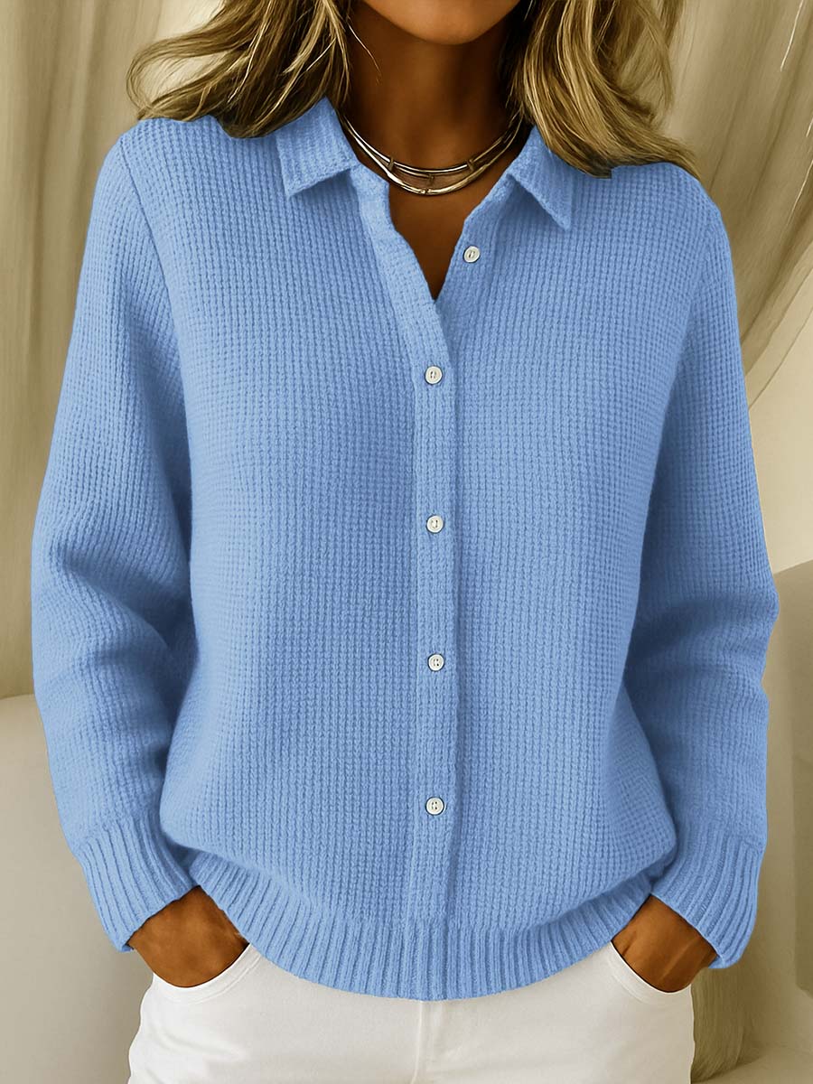 Jovina™ | Knitted Sweater with Buttons