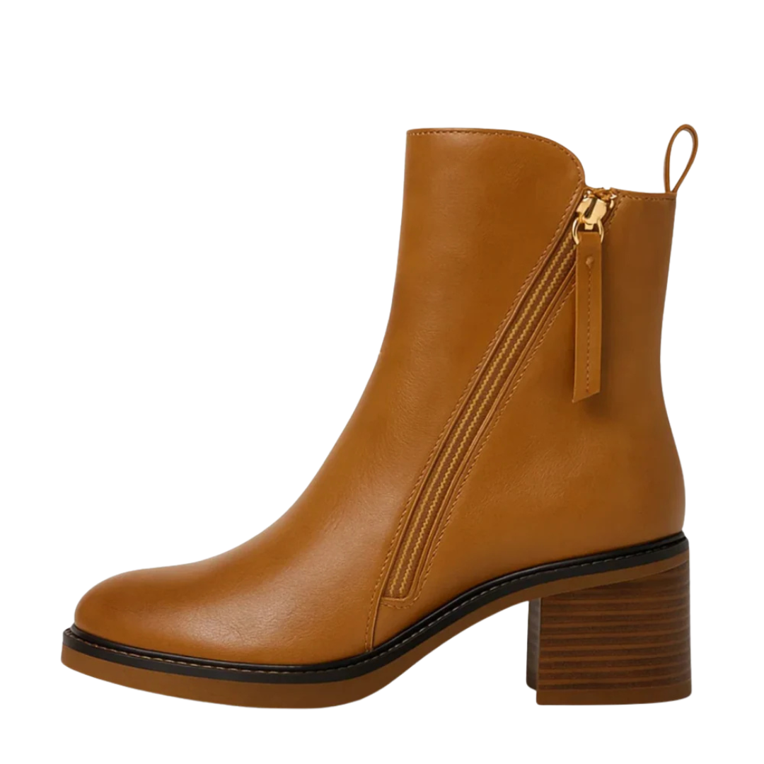 LEONIRA™ | LEATHER ANKLE BOOTS