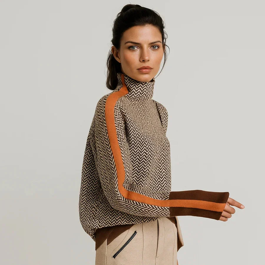 Adelaide™ | Stylish High-neck Cardigan