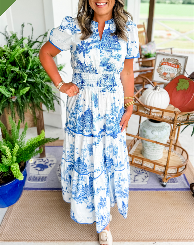 Victoria | Classic Toile Maxi