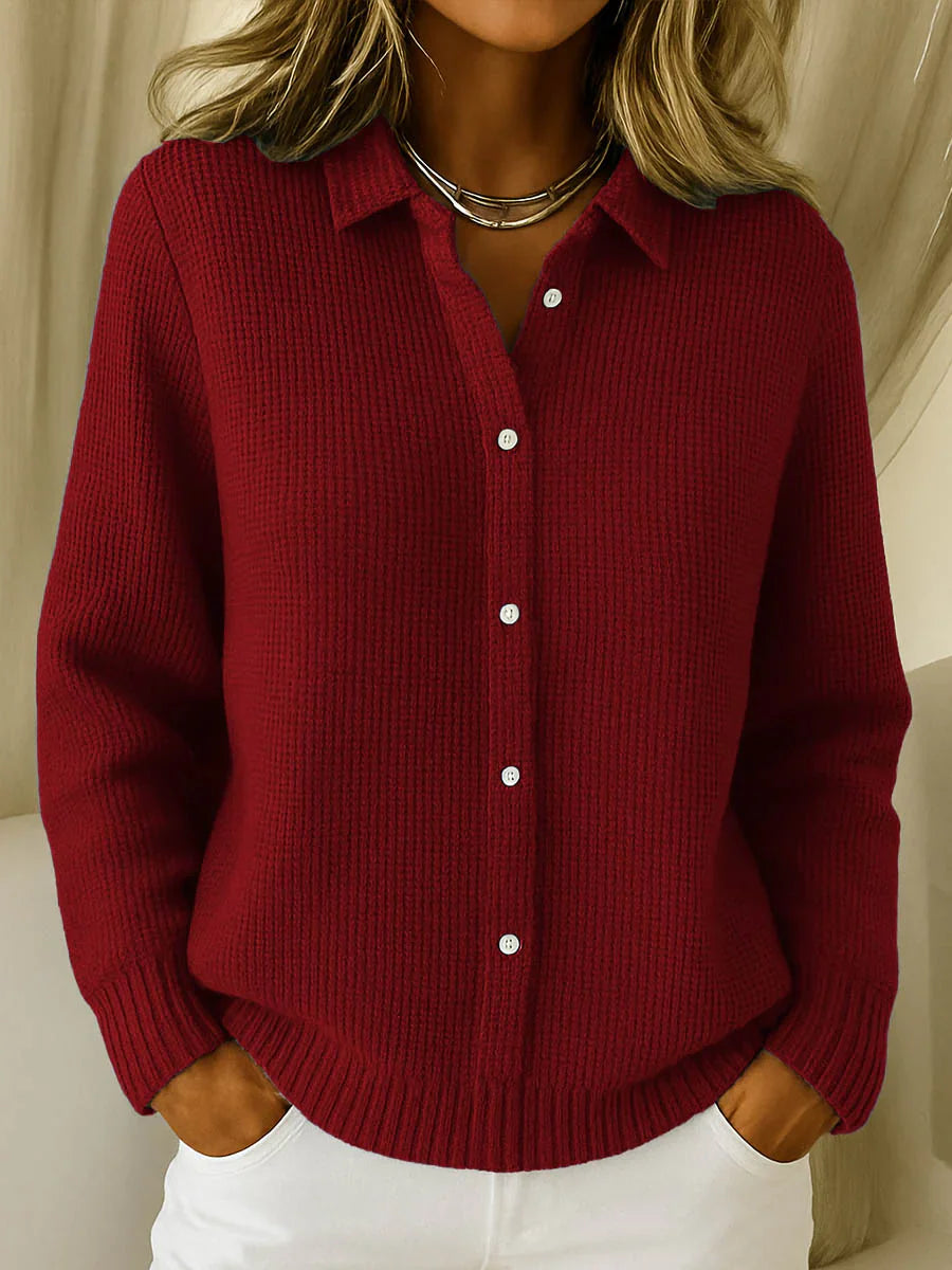 Jovina™ | Knitted Sweater with Buttons