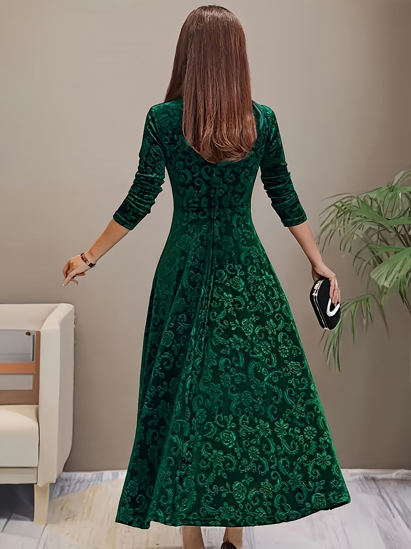 Clarissa | Holiday Velvet Dress