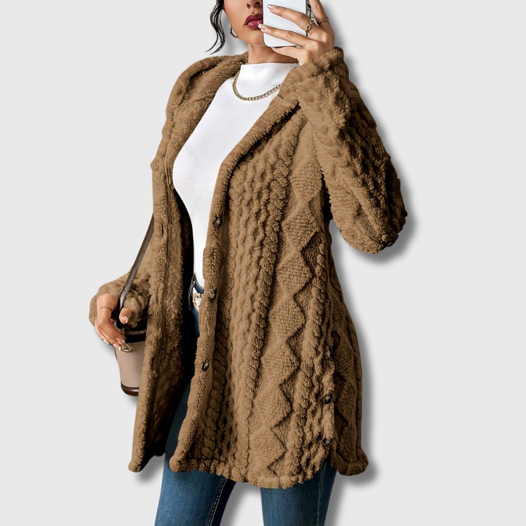ANABELLE™ | Cozy Hooded Teddy Coat