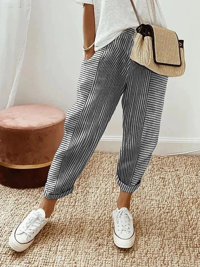 Lily - Striped Trousers