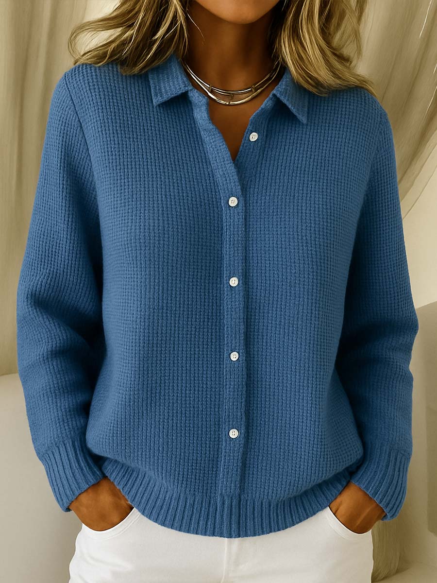 Jovina™ | Knitted Sweater with Buttons