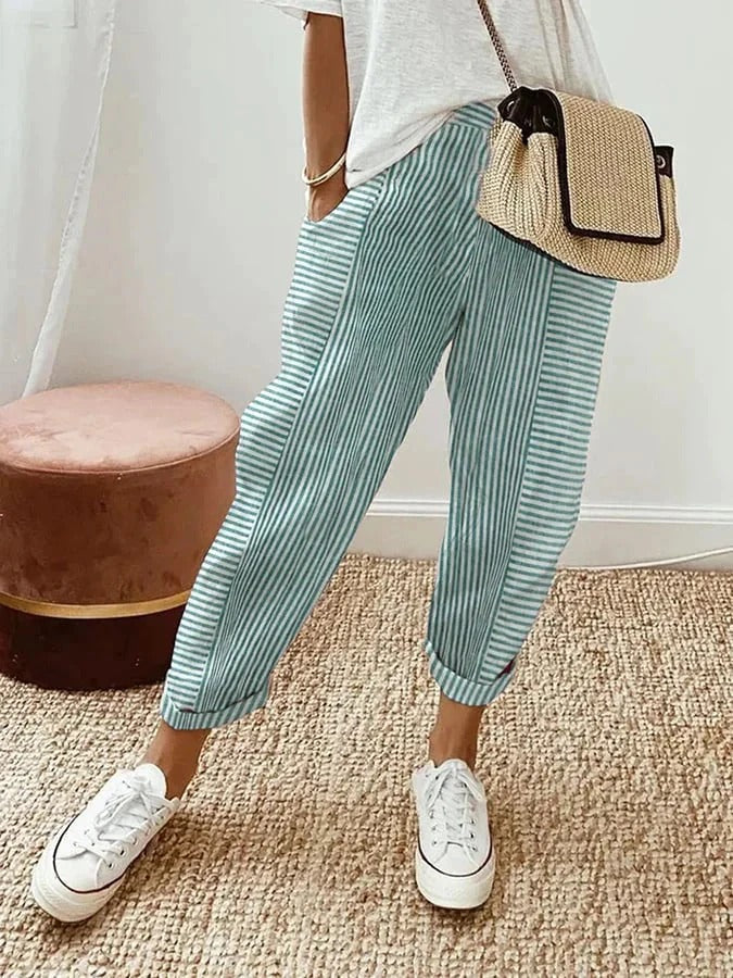 Lily - Striped Trousers